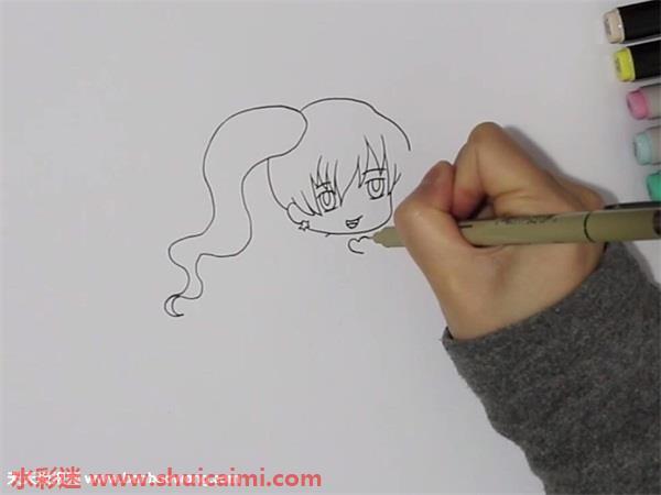 贝贝公主怎么画 贝贝公主简笔画步骤图
