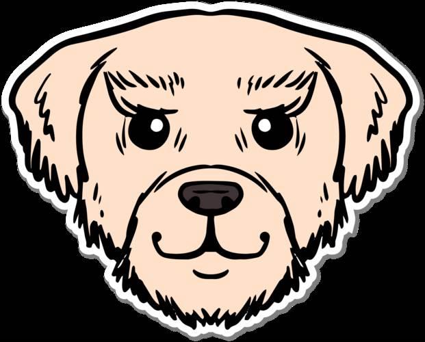 狗头简笔画图片大全 狗头简笔画图片大全可爱卡通