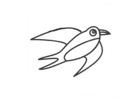燕子怎么画 简笔画 燕子怎么画简笔画飞行