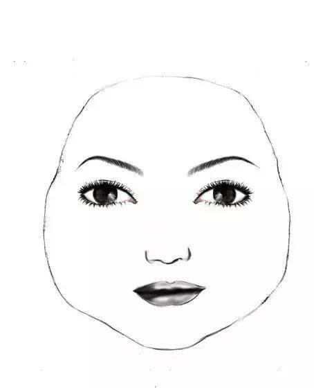 脸简笔画图片大全 脸简笔画图片大全漂亮可爱