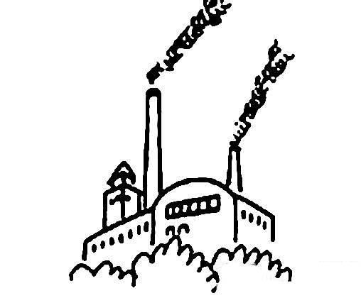 工厂简笔画 工厂简笔画图片大全