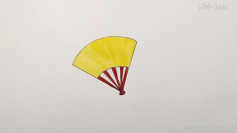 扇子简笔画怎么画 扇子简笔画图片大全