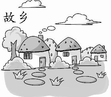 我的家乡简笔画 我的家乡简笔画幼儿园