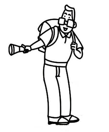 大头儿子简笔画 大头儿子简笔画简单又漂亮