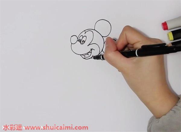米奇怎么画 米奇简笔画漂亮彩色