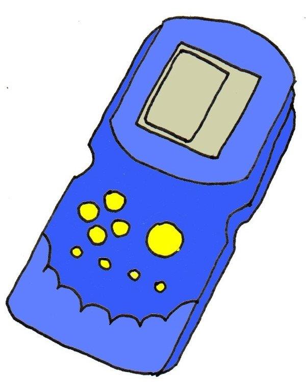 游戏机的简笔画怎么画 游戏机的简笔画好看