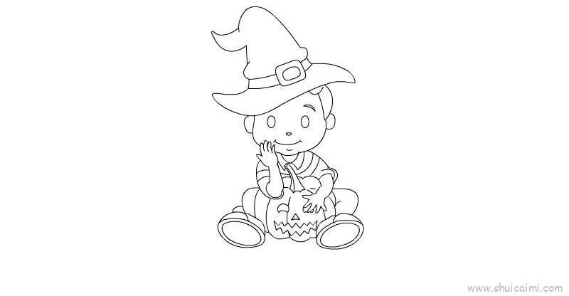 化妆舞会装扮儿童画怎么画 化妆舞会装扮简笔画图片