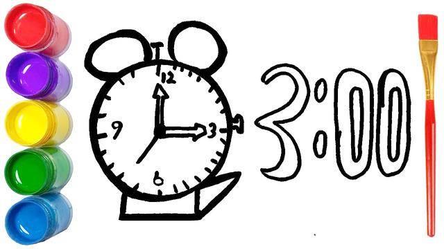 闹钟简笔画 闹钟简笔画图片大全