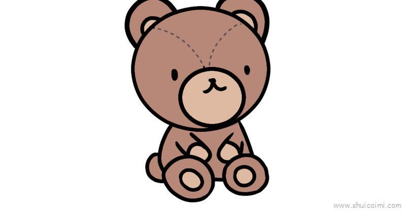 熊儿童画怎么画 熊简笔画画法