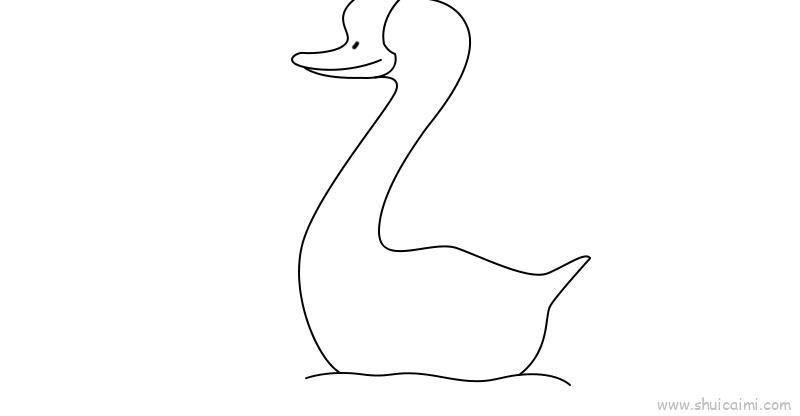 小孩鹅儿童画怎么画 小孩鹅简笔画简单