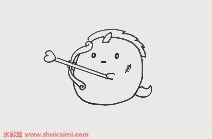 射手座怎么画 射手座简笔画简单又漂亮