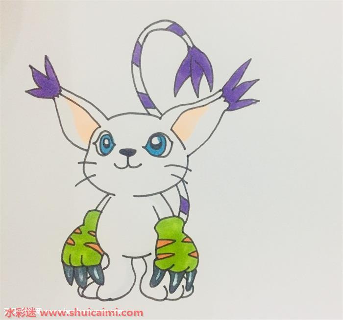 迪路兽怎么画 迪路兽简笔画画法