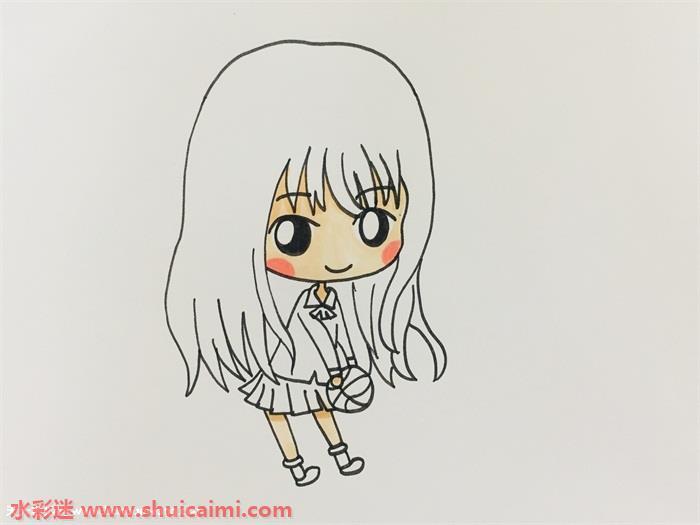 动漫人物赤木晴子怎么画？赤木晴子简笔画步骤教程