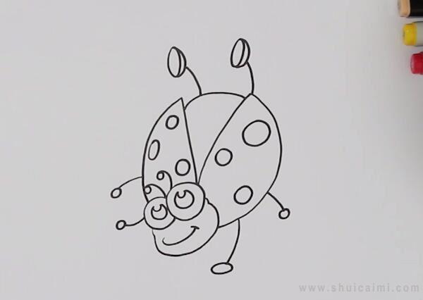 七星瓢虫简笔画怎么画 七星瓢虫简笔画图片