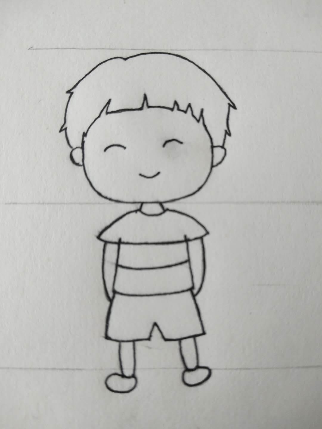小学生人物简笔画图片大全 小学生人物简笔画图片大全彩色