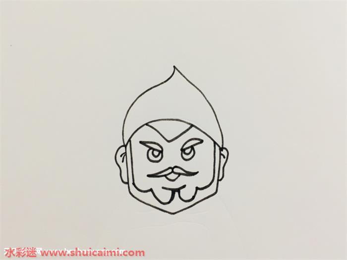 古代士兵怎么画 古代士兵简笔画简单彩色