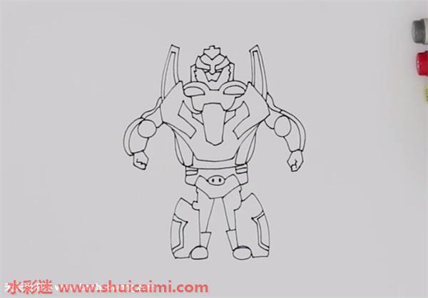 猪猪侠机器人怎么画 猪猪侠机器人简笔画简单彩色