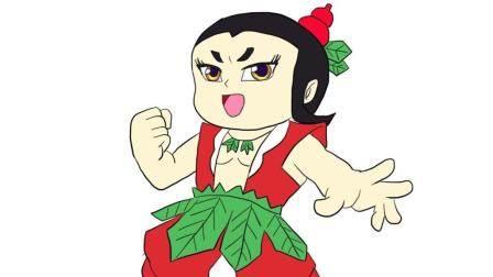 葫芦娃简笔画 金刚葫芦娃卡通简笔画