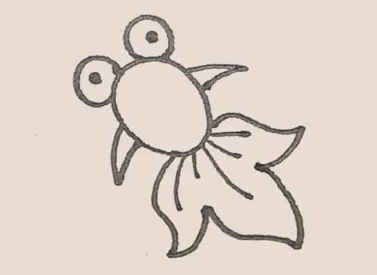 小金鱼简笔画 小金鱼简笔画彩色