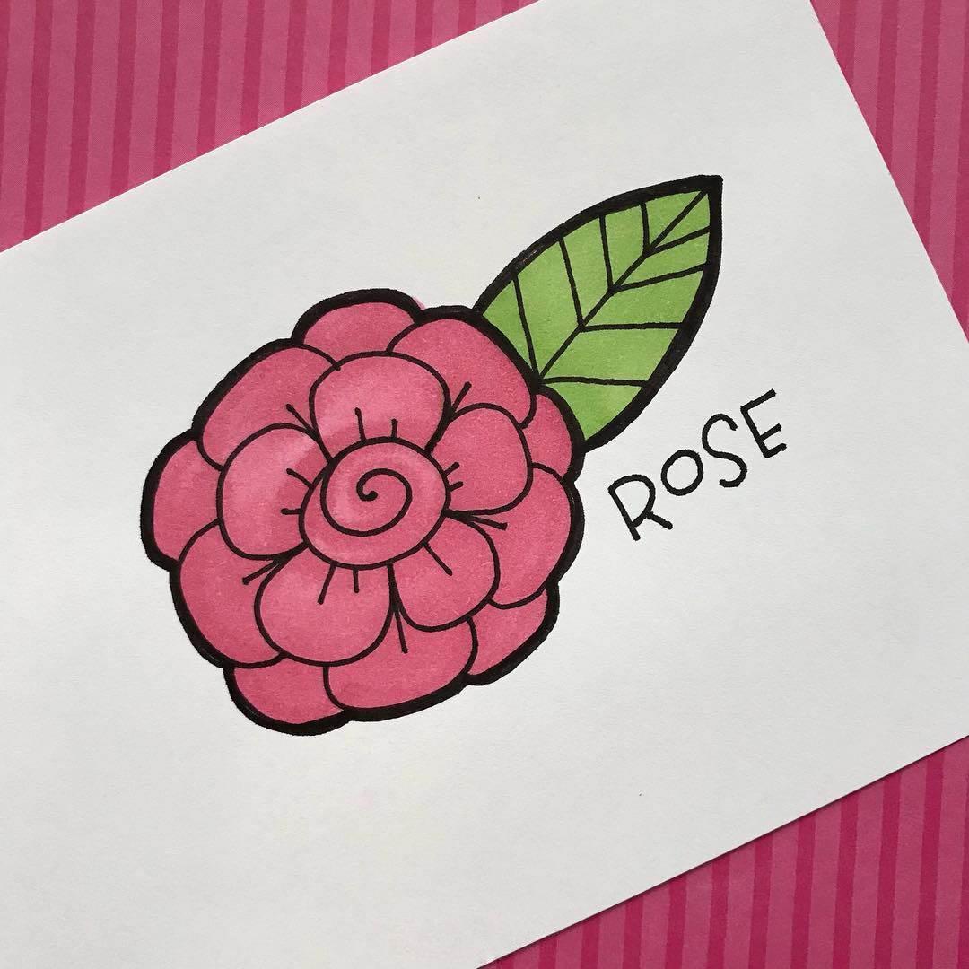 花简笔画 花简笔画图片大全