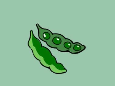 豌豆简笔画 豌豆简笔画怎么画