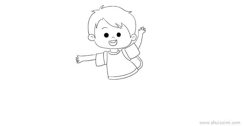 小男孩教程儿童画怎么画 小男孩教程简笔画好看