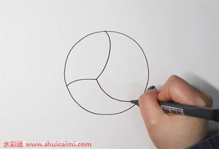 排球怎么画 排球简笔画步骤
