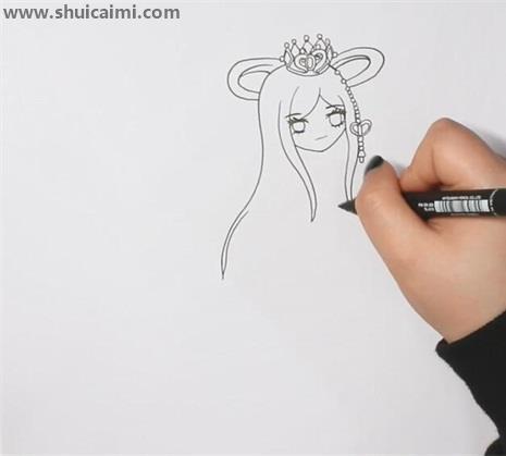 叶罗丽简笔画怎么画 叶罗丽简笔画顺序