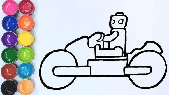 摩托车 简笔画摩托车简笔画帅气