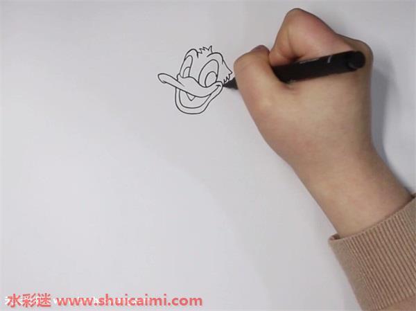 唐老鸭怎么画 唐老鸭简笔画简单易画彩色