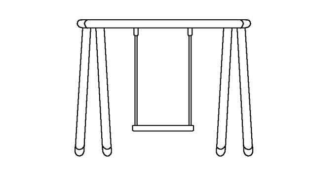 荡秋千简笔画怎么画 荡秋千简笔画简单又好看