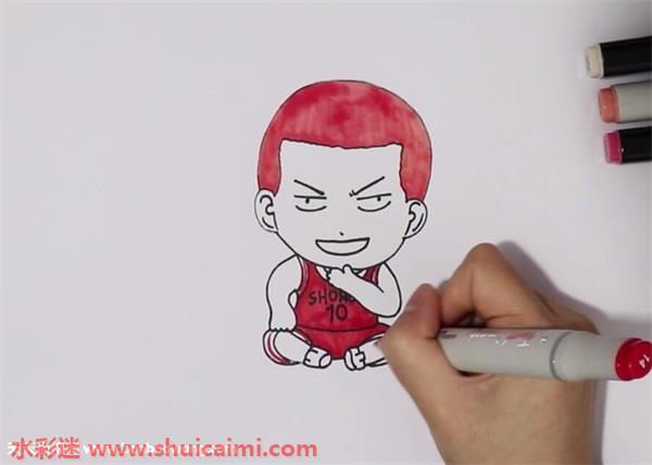 灌篮高手q版怎么画 灌篮高手q版简笔画简单又漂亮彩色