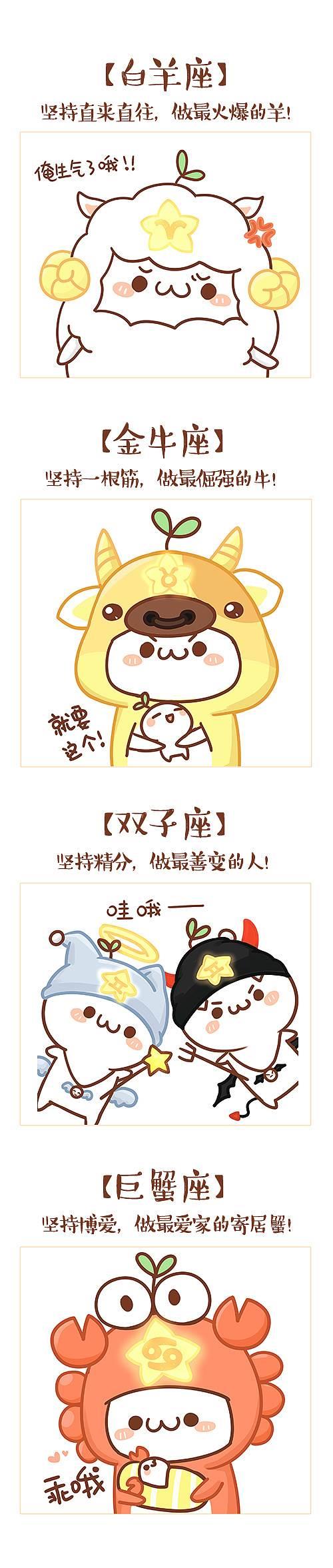 十二星座简笔画 十二星座简笔画女孩