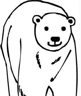 北极熊简笔画图片大全 北极熊简笔画图片大全彩色