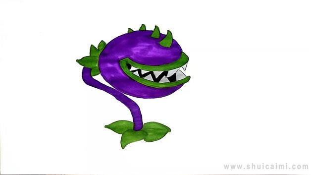 食人花简笔画怎么画 食人花简笔画简单