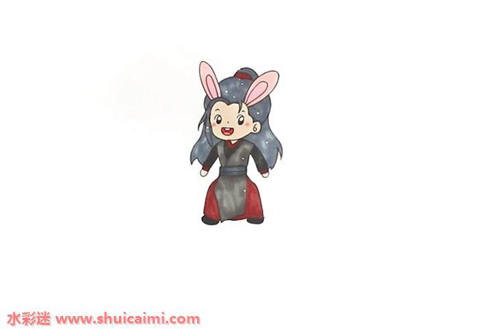 肖战怎么画 肖战简笔画简单好看彩色