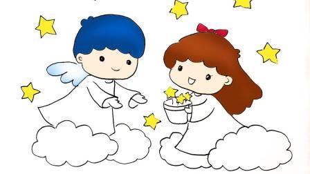 天使简笔画 天使简笔画简单又漂亮