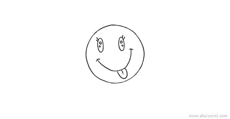 笑脸儿童画怎么画 笑脸简笔画好看