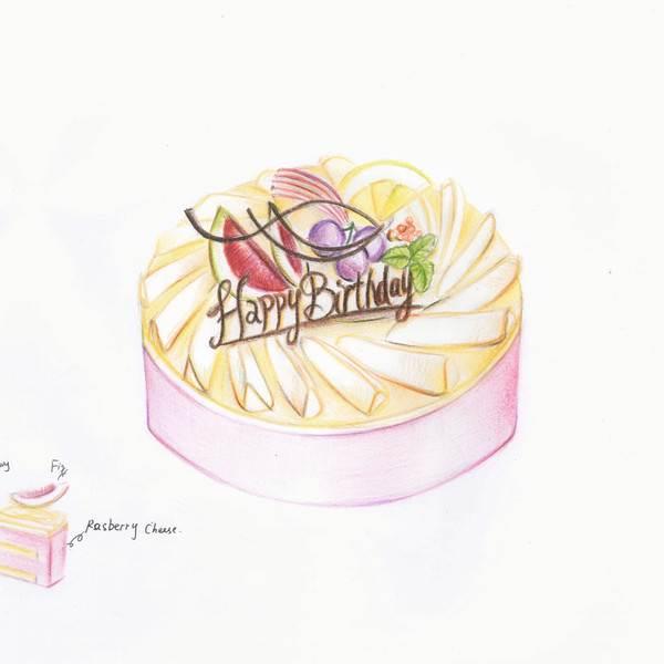 毛巾卷简笔画蛋糕 毛巾卷蛋糕图片欣赏