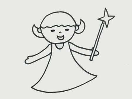 小仙女简笔画 小仙女简笔画萌萌哒