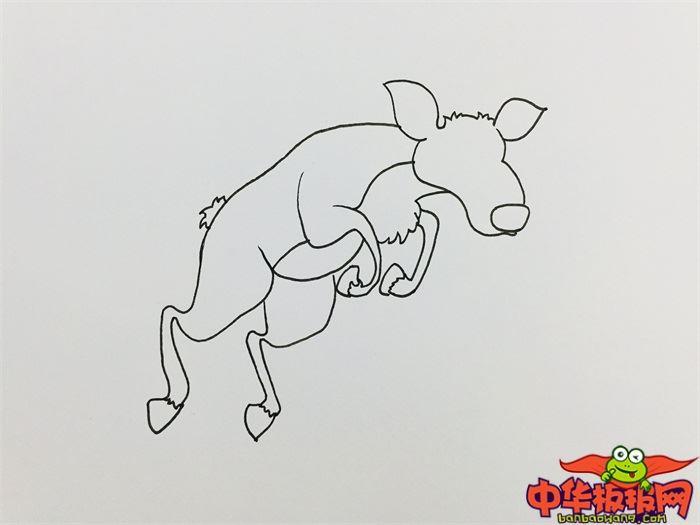 羚羊怎么画 羚羊简笔画简单又漂亮彩色