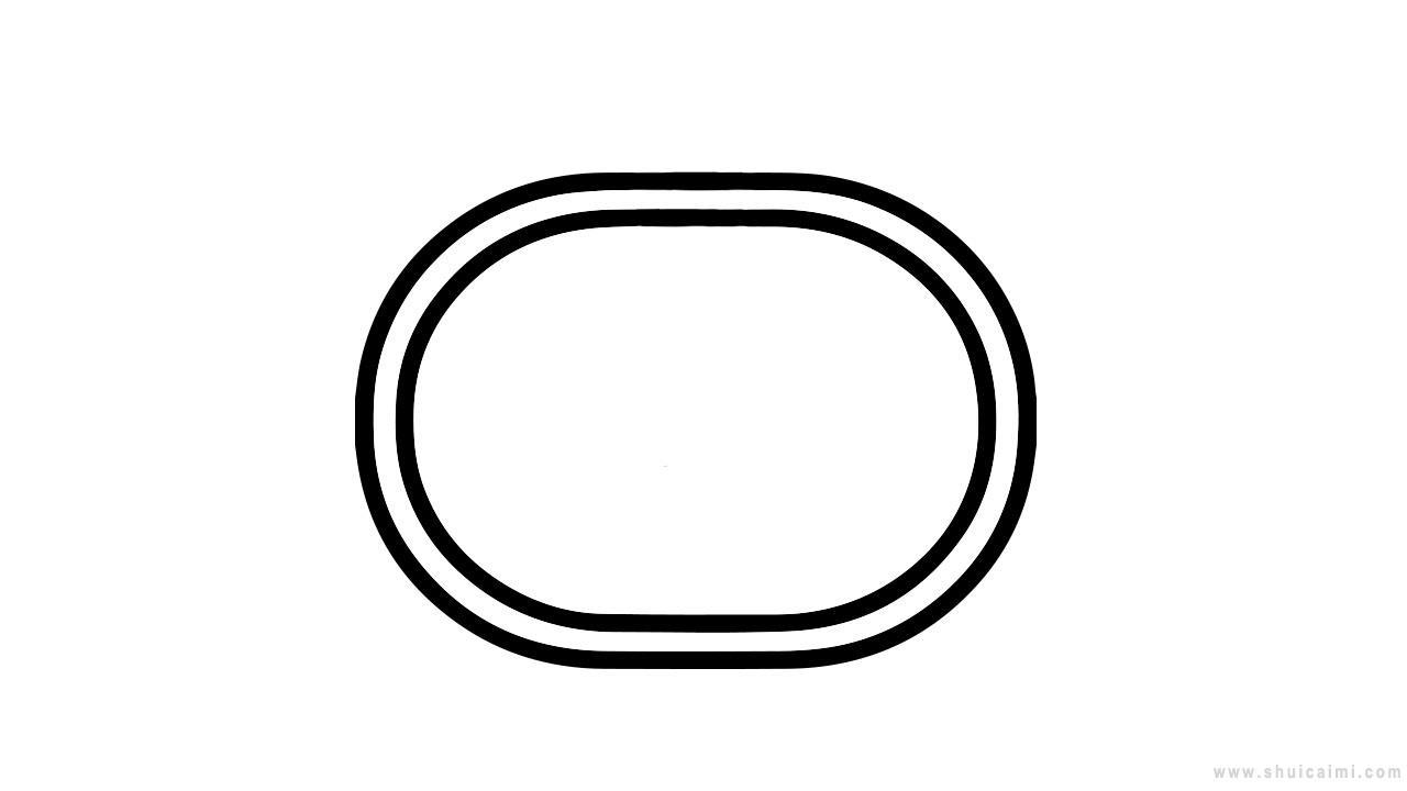 游泳池简笔画的详细步骤画法