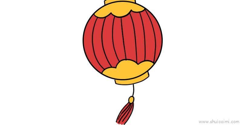 花灯儿童画怎么画 花灯简笔画图片