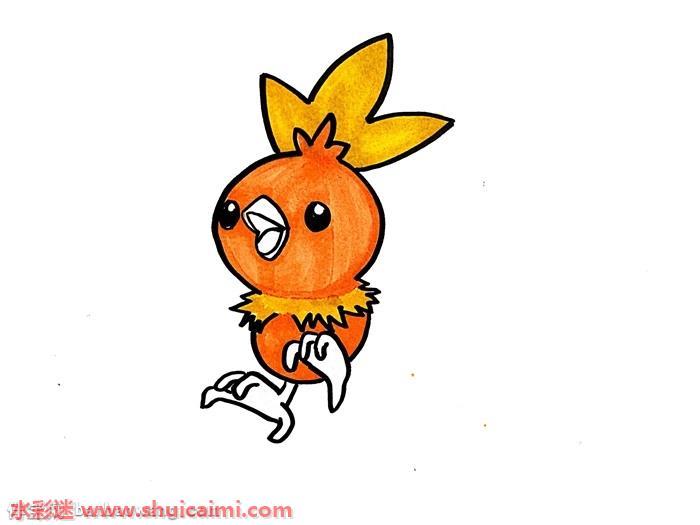 火稚鸡怎么画 火稚鸡简笔画简单