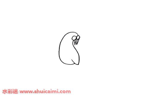 用数字画海豹怎么画 海豹简笔画步骤图