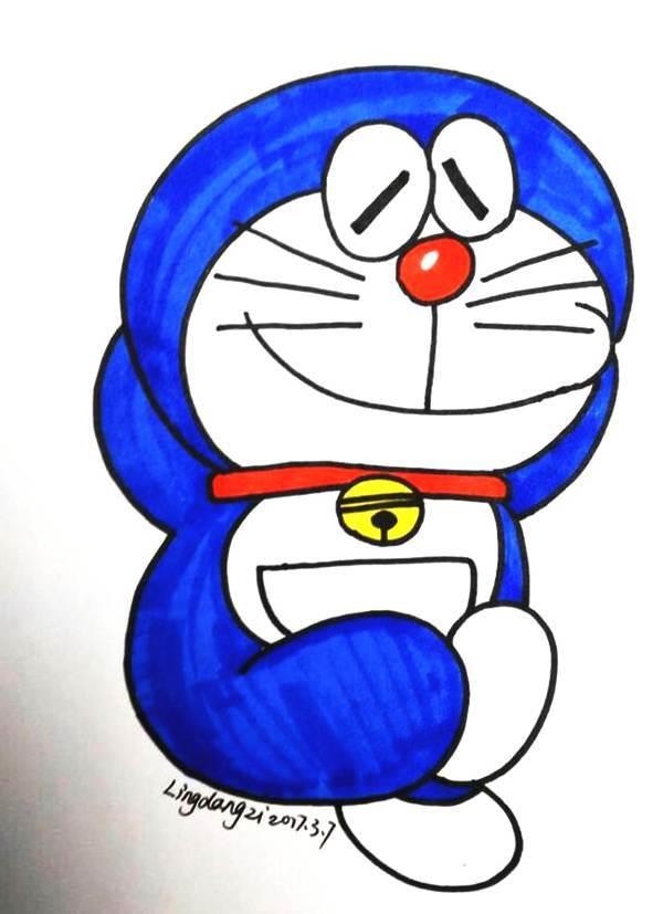 叮当猫简笔画 叮当猫简笔画图片