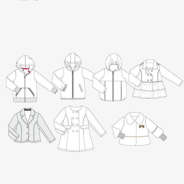 外套简笔画 外套简笔画儿童