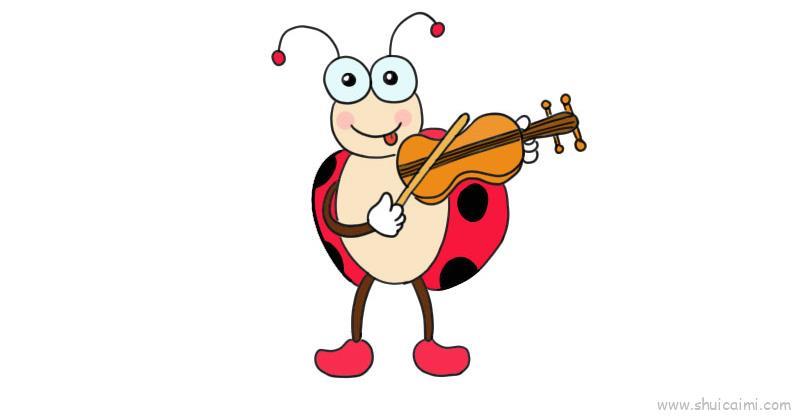 瓢虫图儿童画怎么画 瓢虫图简笔画图片