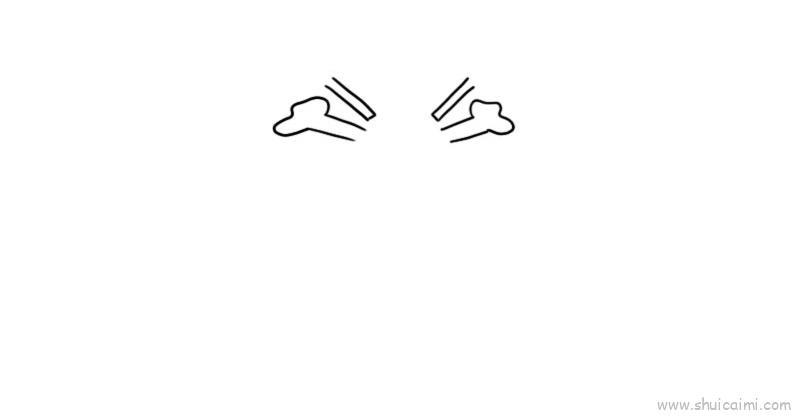 生气表情儿童画怎么画 生气表情简笔画步骤