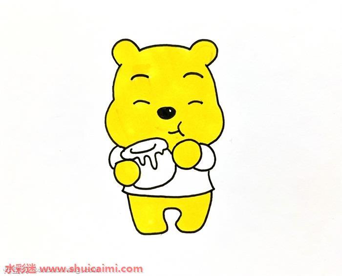 小熊维尼怎么画 小熊维尼简笔画画法